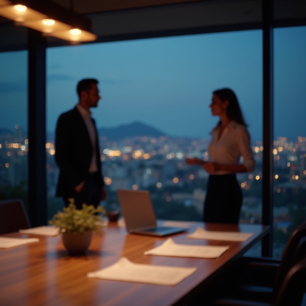 Team editoriale al lavoro con software royalty